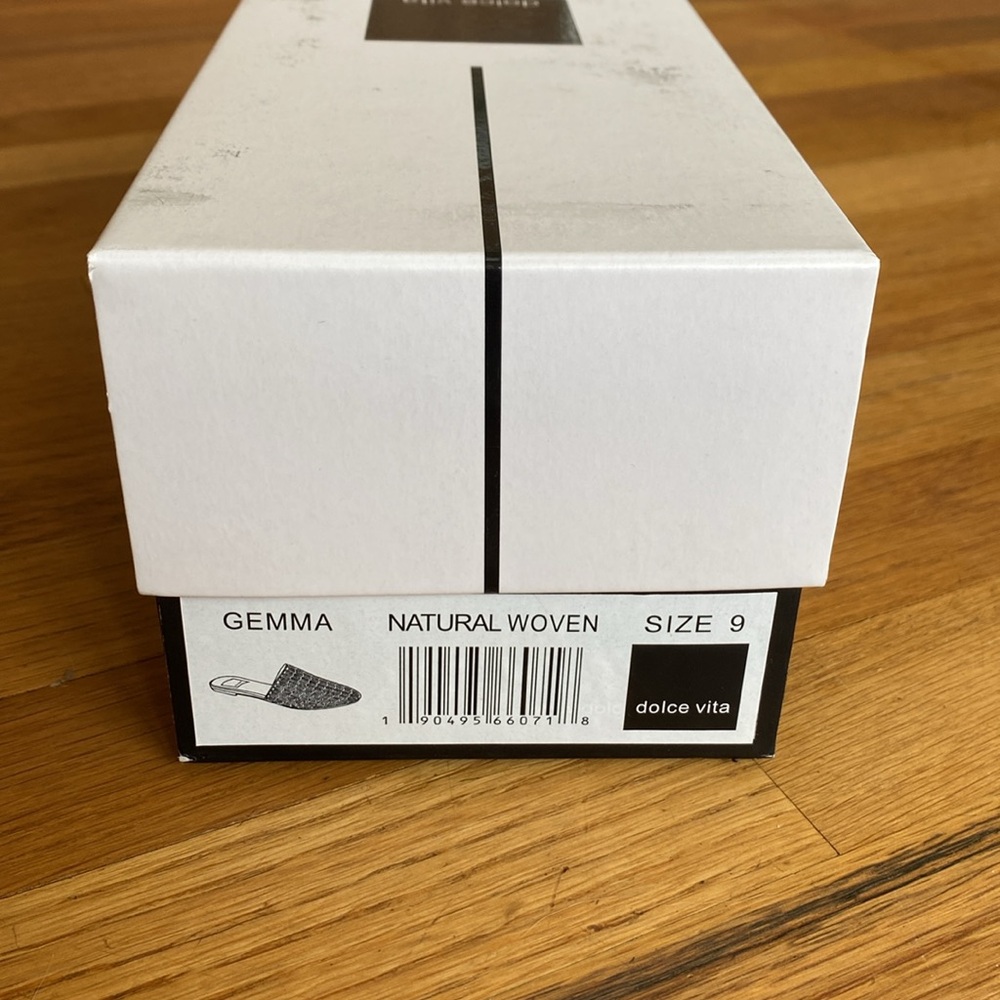 Dolce Vita Gemma Natural Woven Mules size 9 - Picture 9 of 9